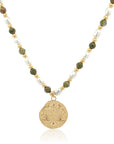 Petite & Epidote Zodiac Stack Gold