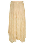 Labyrinth Lace Maxi Skirt Peach Bliss
