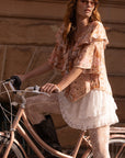 Labyrinth Lace Mini Skirt Cloud Cream