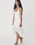 Lorna Lace Midi Dress Bone