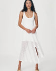 Lorna Lace Midi Dress Bone