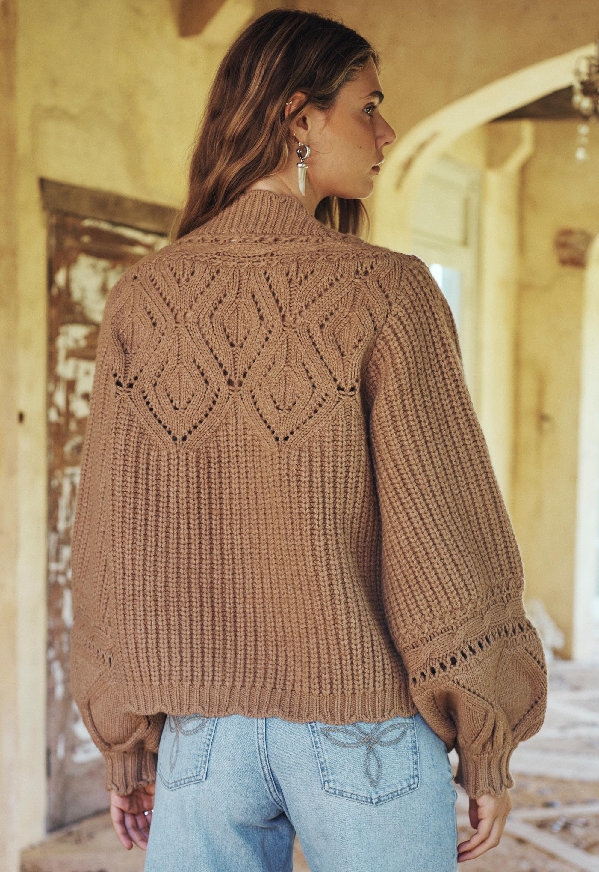Mulberry Knit Cardigan