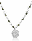 Petite & Epidote Zodiac Stack Silver