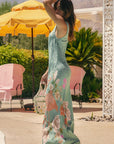 Floridian Bias Dress Sage