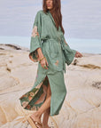 Floridian Reversible Robe Sage