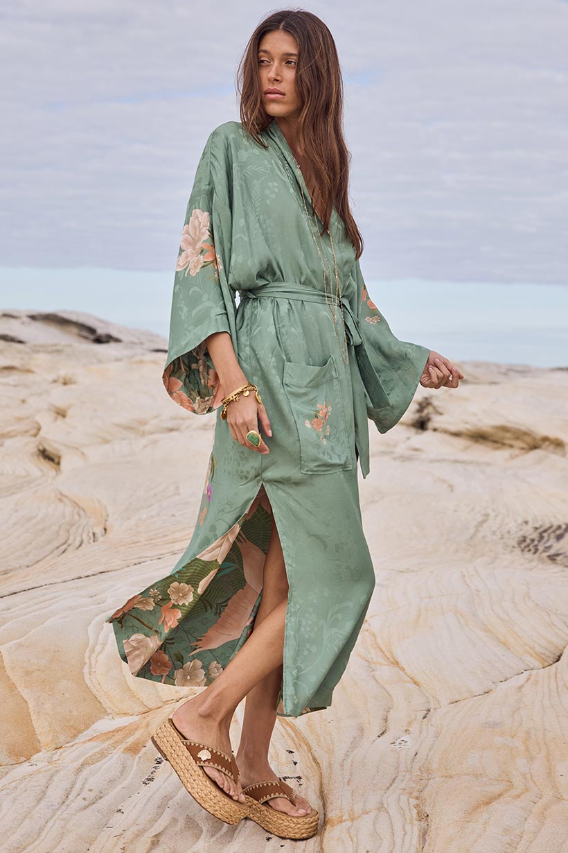 Floridian Reversible Robe Sage