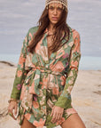 Floridian Shirt Dress Sage