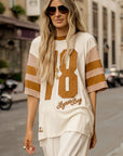 Homecoming Oversized Biker Tee Stone PRE-ORDER