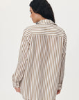 Ramona Stripe Long Sleeve Shirt Sienna
