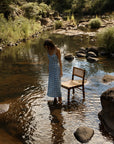 Lagoon Seersucker Midi Dress Overcast Check