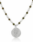 Petite & Epidote Zodiac Stack Silver