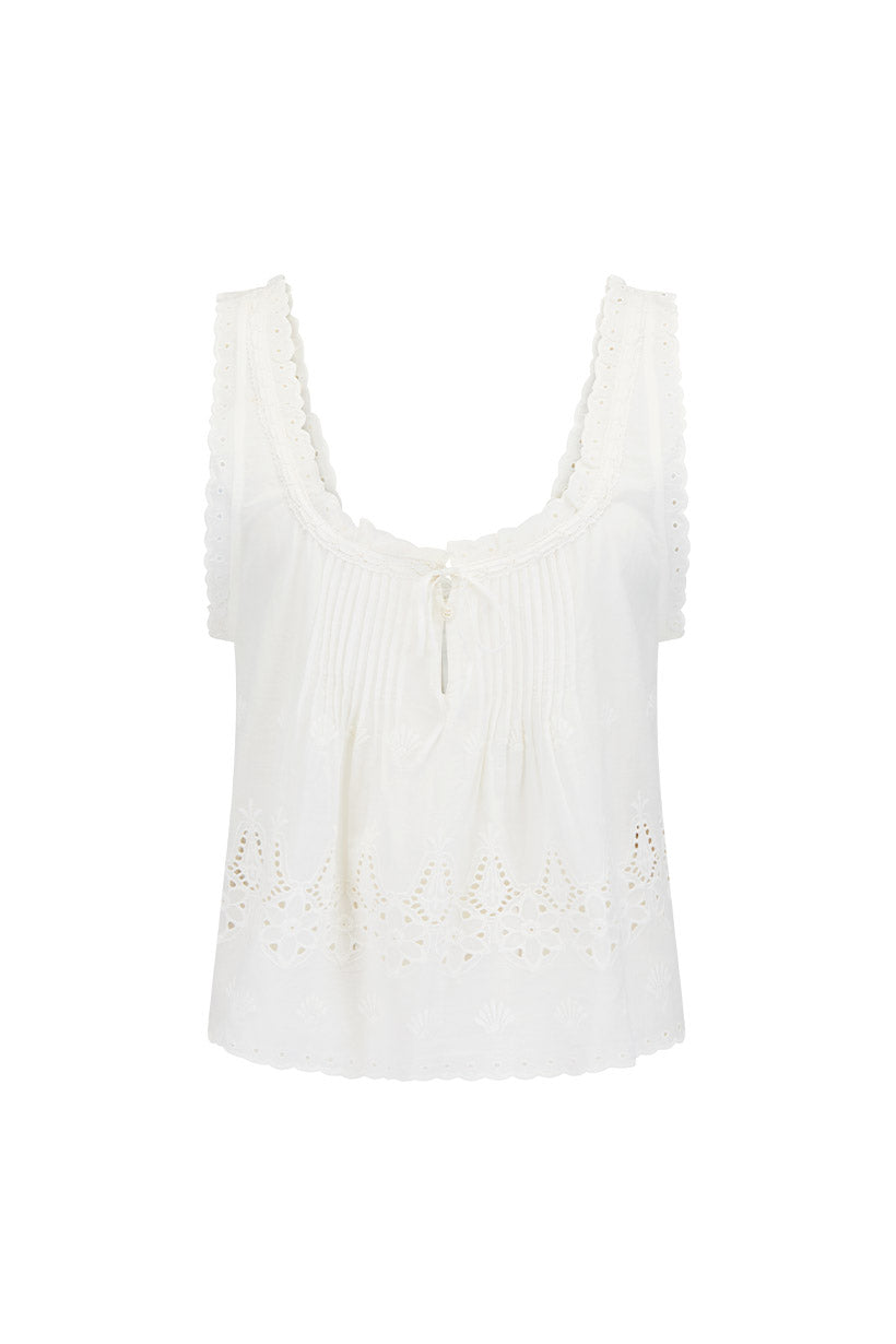 Maiden Lace Cami Antique White