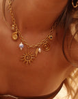 Portofino Charm Necklace Gold