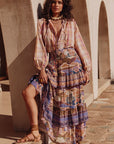 Dancing Valley Ra-Ra Maxi Skirt Violet