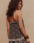 Little Bird Strapless Frill Top Midnight