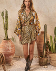 Lovers & Dreamers Short Robe Gold