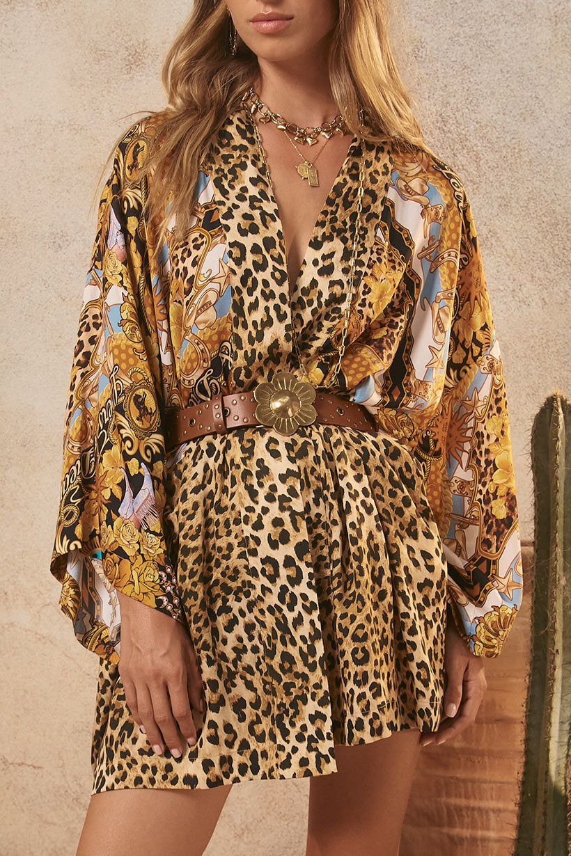Dreamers Robe Spell Lovers & Dreamers Short Robe Gold – By Barny