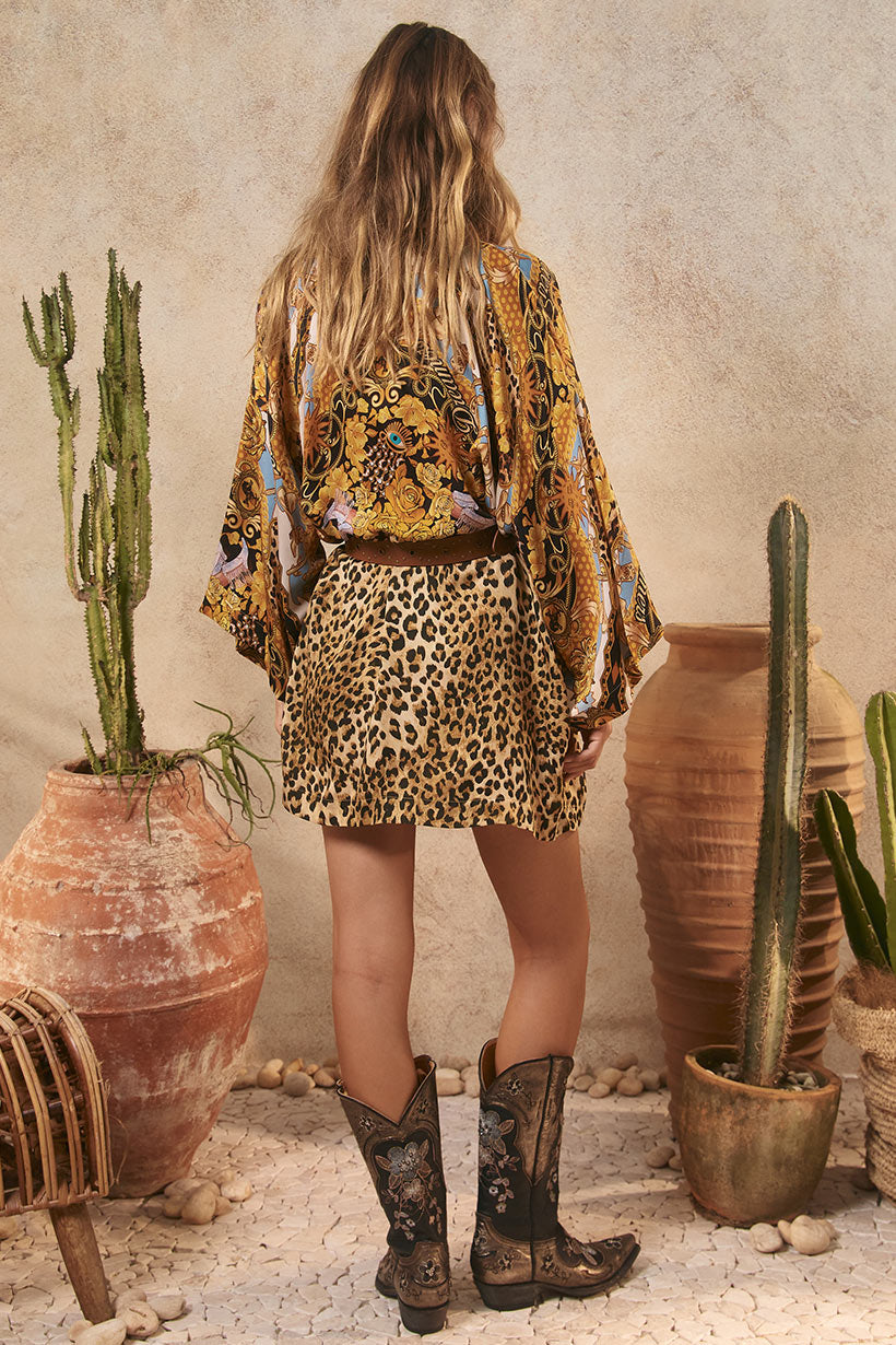 Dreamers Robe Spell Lovers & Dreamers Short Robe Gold – By Barny