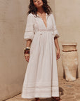 Stevie Lace Boho Dress Camellia
