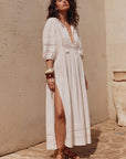 Stevie Lace Boho Dress Camellia
