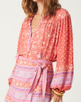 Sunshine Bandit Blouse Cayenne