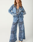 Sunshine Bandit Wide Leg Pant Chambray