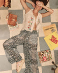 Sunshine Bandit Wide Leg Pant Chambray