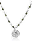 Petite & Epidote Zodiac Stack Silver