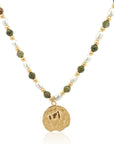 Petite & Epidote Zodiac Stack Gold