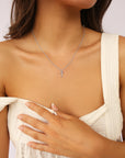 Initial Necklace Classic Silver A-Z