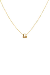 Petite Libra Choker Necklace Gold