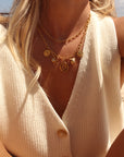 The Limone Charm Necklace Gold