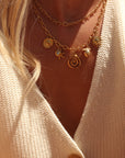 The Limone Charm Necklace Gold