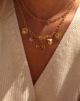 The Limone Charm Necklace Gold