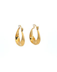 Lane Hoop Earrings Gold