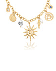Portofino Charm Necklace Gold