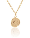 The Meridian Compass Necklace Gold