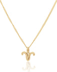 The Stacked Zodiac Necklace Gold