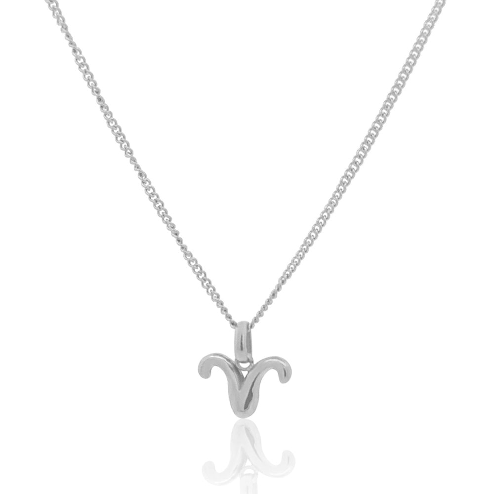 The Stacked Zodiac Necklace Silver