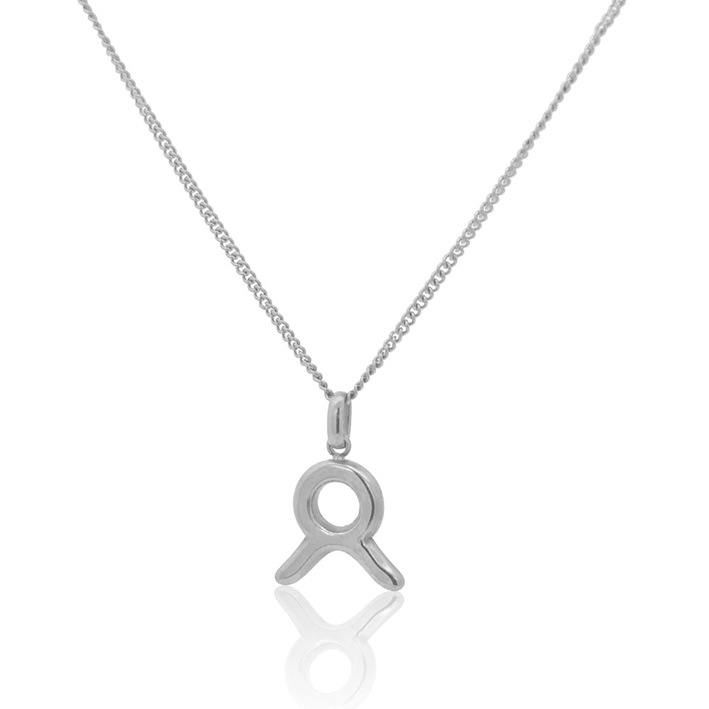 The Stacked Zodiac Necklace Silver