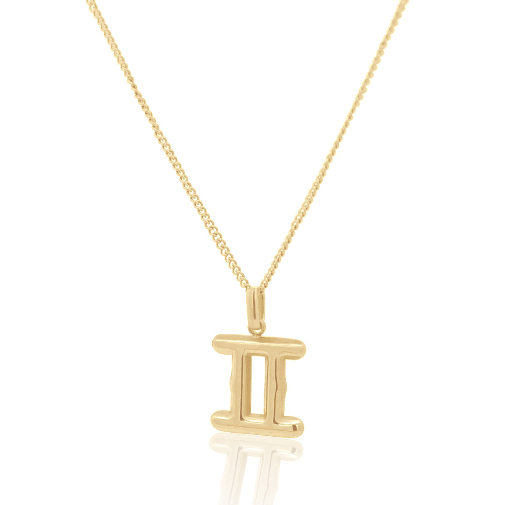 The Stacked Zodiac Necklace Gold