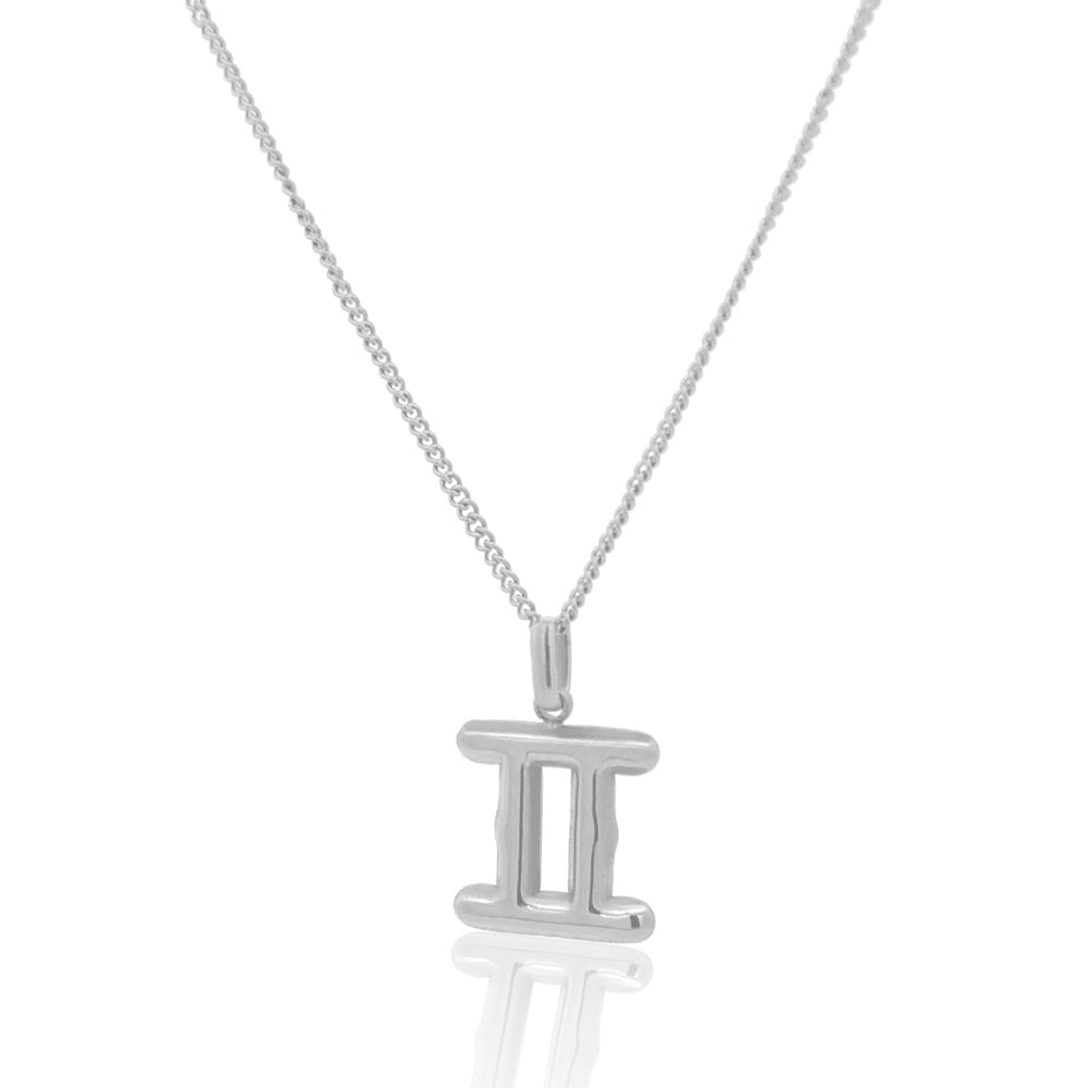 The Stacked Zodiac Necklace Silver