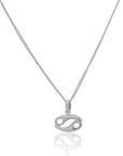 The Stacked Zodiac Necklace Silver