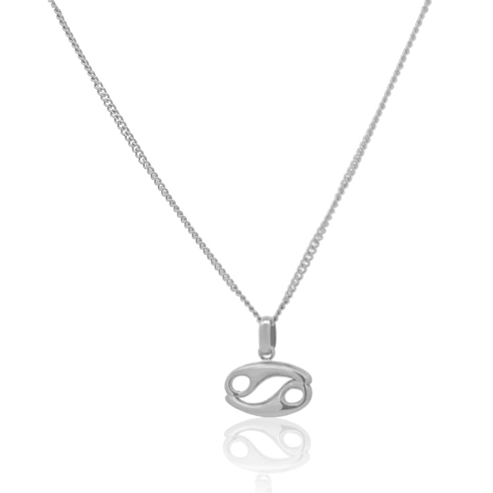 The Stacked Zodiac Necklace Silver