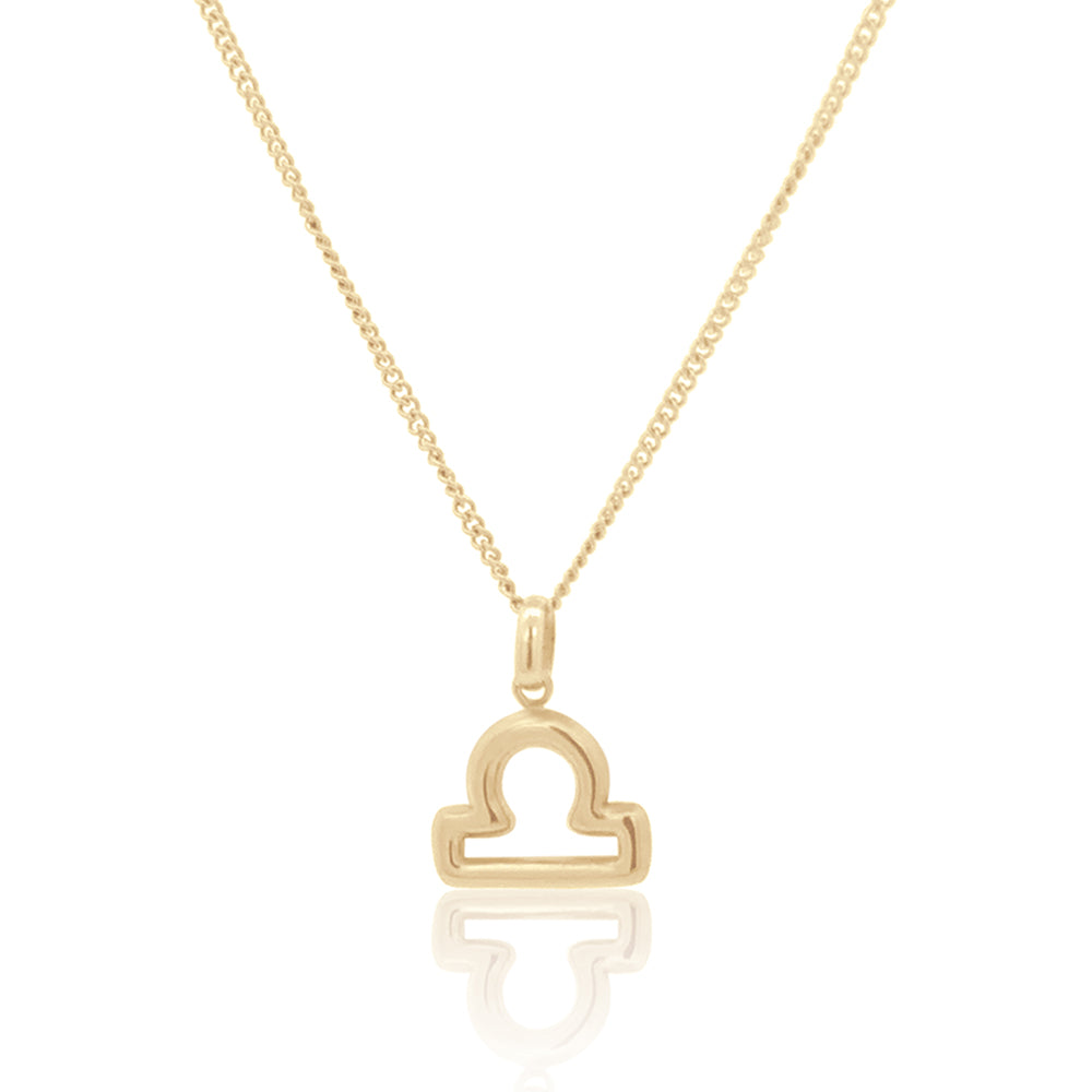 The Stacked Zodiac Necklace Gold