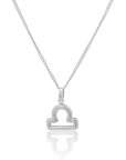 The Stacked Zodiac Necklace Silver