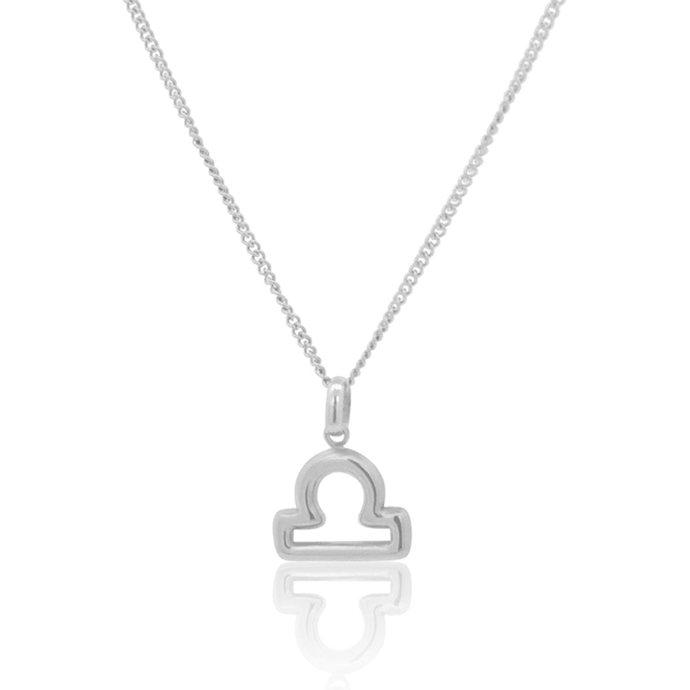 The Stacked Zodiac Necklace Silver