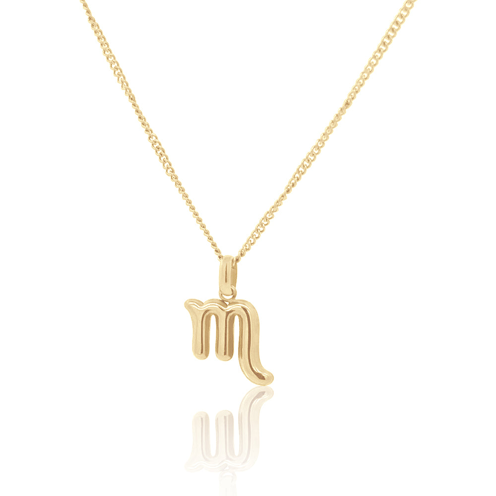 The Stacked Zodiac Necklace Gold