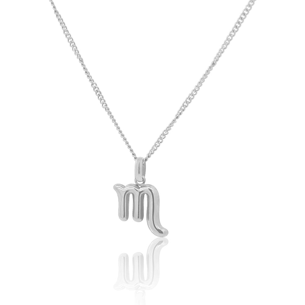 The Stacked Zodiac Necklace Silver