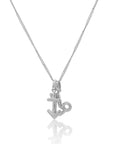 The Stacked Zodiac Necklace Silver